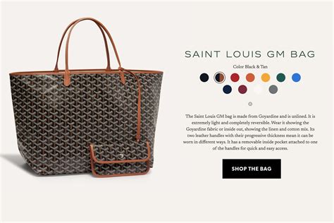 goyard tote bag cost|goyard most expensive bag.